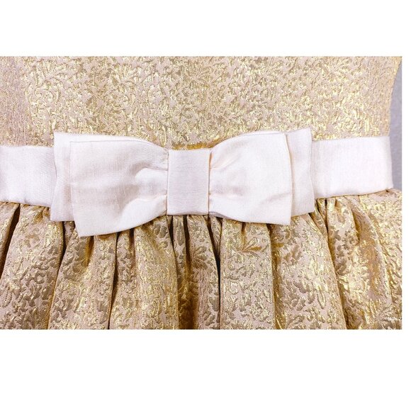 Gymboree Holiday Festive Golden Dress Size 8 - Picture 4 of 15